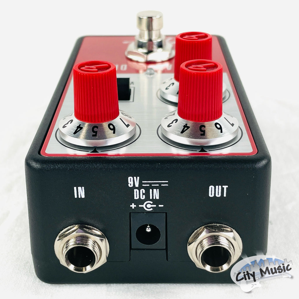 Fender Bassman Driver overdrive pedal — rear view