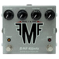 BMF Effects Marc F'N Ford overdrive boost pedal in silver sparkle, top view