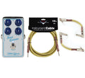 New Xotic Soul Driven boost overdrive pedal with Fender Custom Shop instrument cable and patch cables