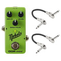Nobels ODR-Mini green natural overdrive mini pedal with included patch cables