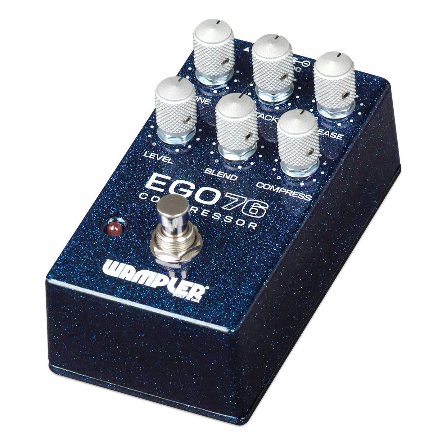Wampler Ego 76 Compressor pedal — input and output jacks