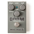 Way Huge Smalls WM45 Doom Hammer Fuzz Pedal — top view, gray enclosure