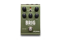 Strymon Brig analog delay pedal — green enclosure, top control panel
