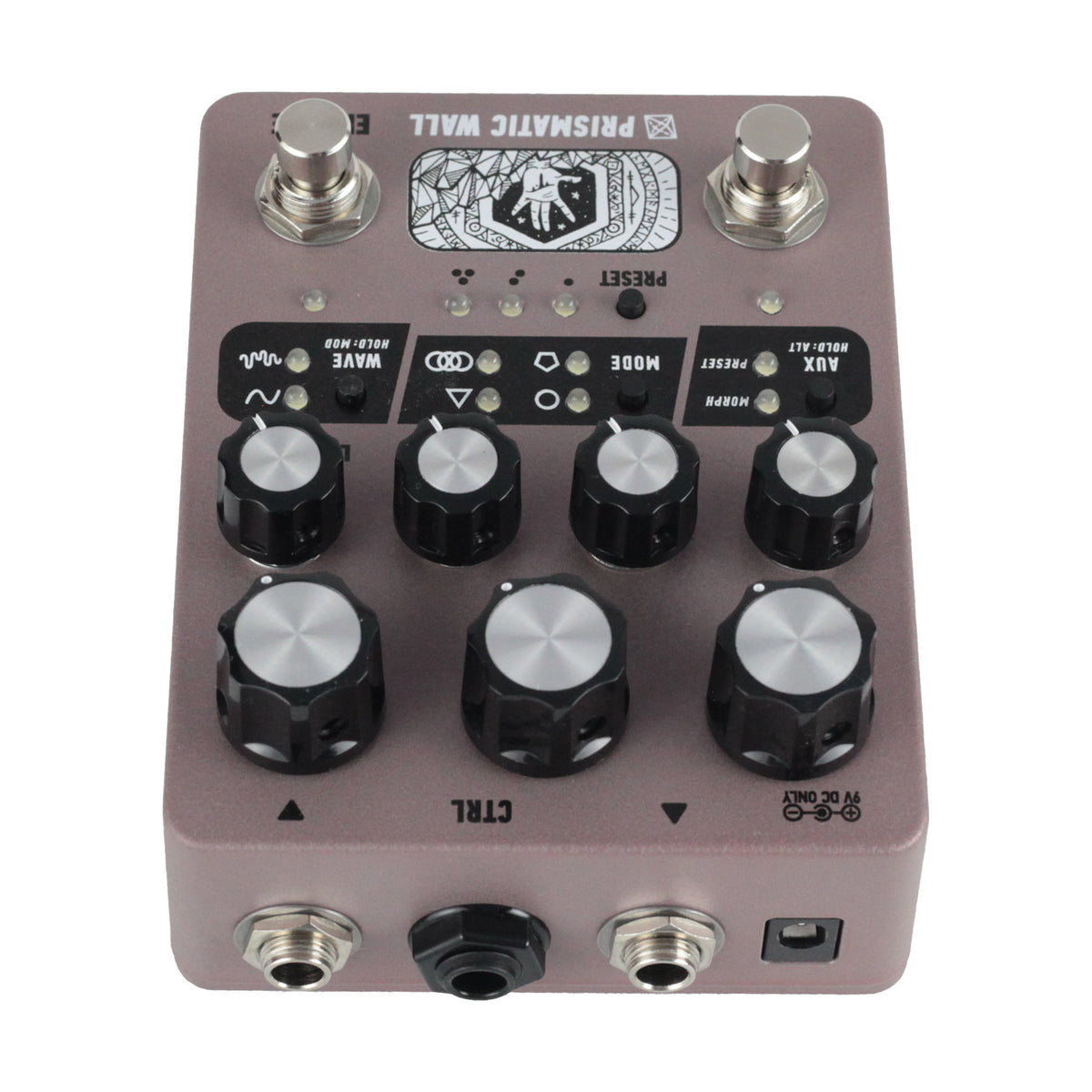 New Electronic Audio Experiments Prismatic Wall V1.1 Resonator Guitar Effects Pedal