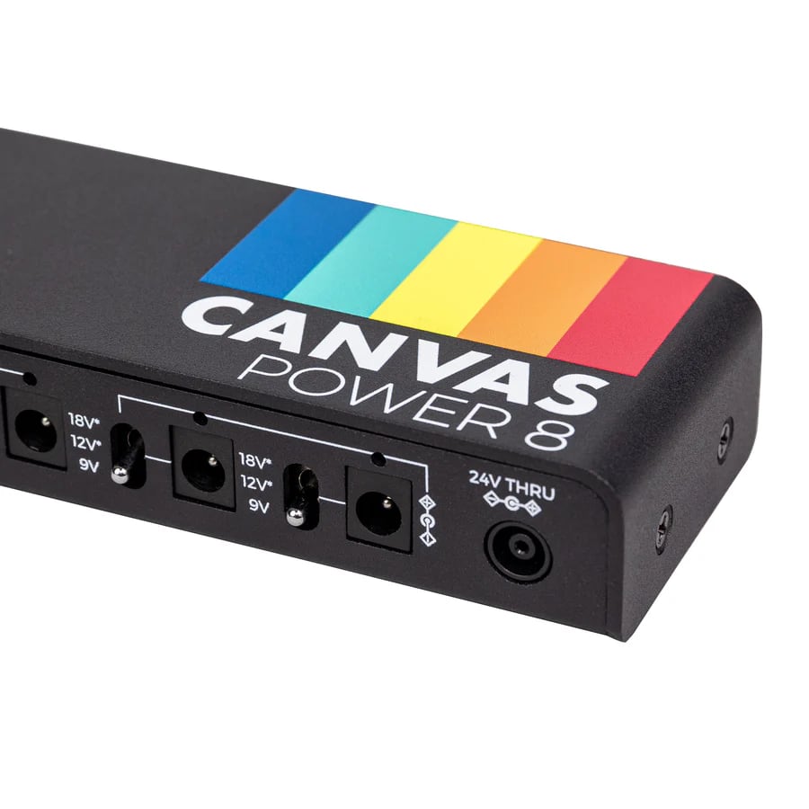 Walrus Audio Canvas Power 8 LINK — isolated 8-output pedalboard power expander, black enclosure