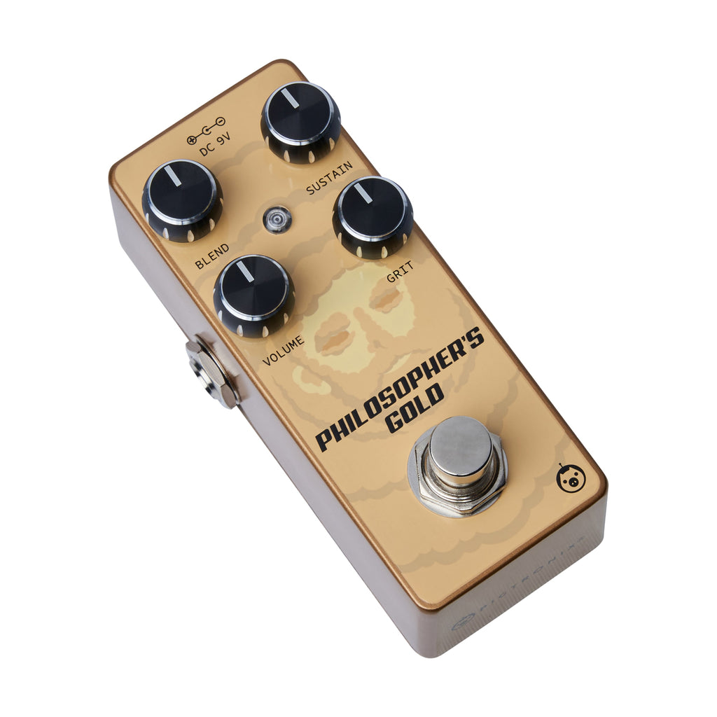 Pigtronix Philosopher's Gold — side jack panel view