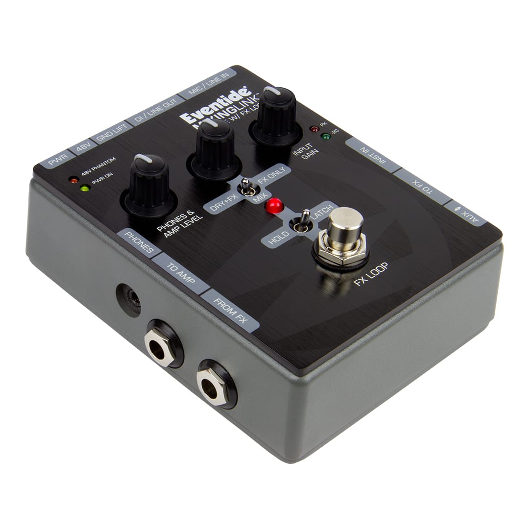 Eventide MixingLink mic preamp pedal - side input and output jacks
