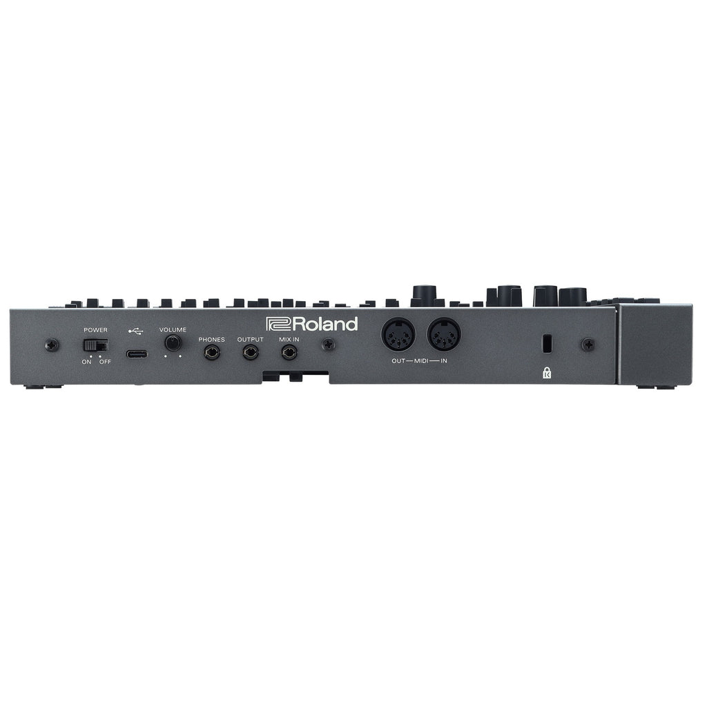 Roland JD-08 synthesizer module in use