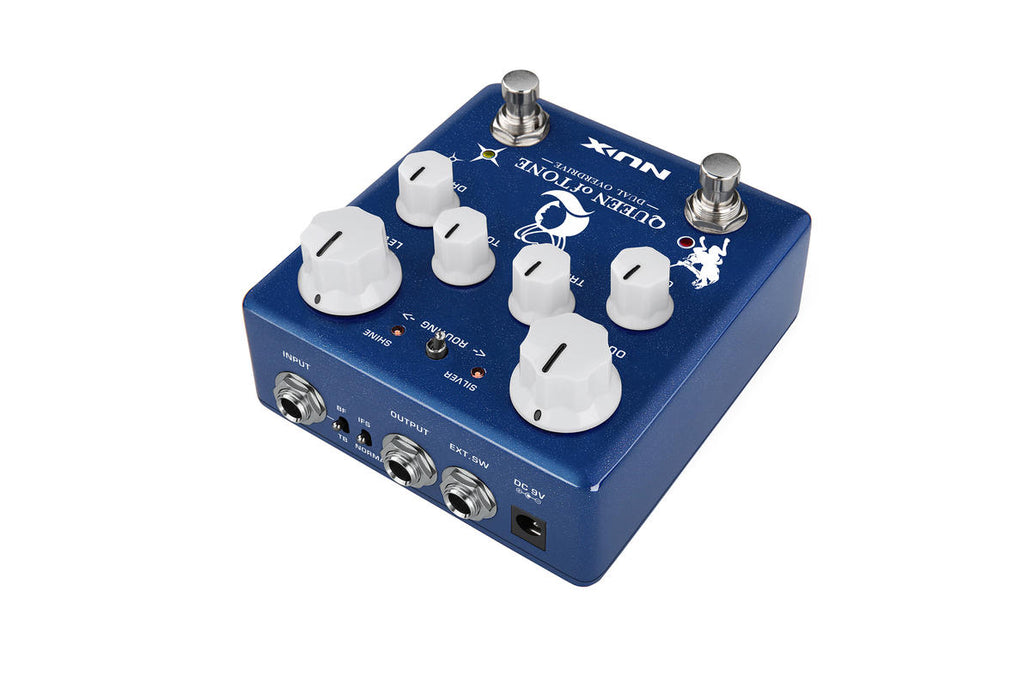 NUX NDO-6 Queen of Tone pedal — side profile view