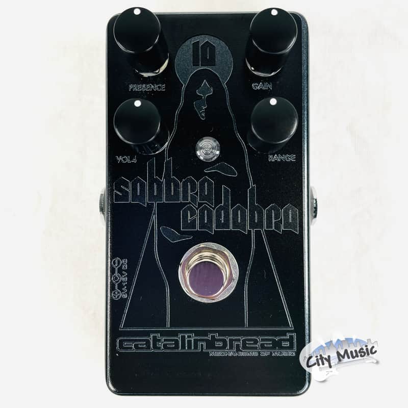 Used Catalinbread Sabbra Cadabra 10th Anniversary Overdrive Pedal Blackout Black