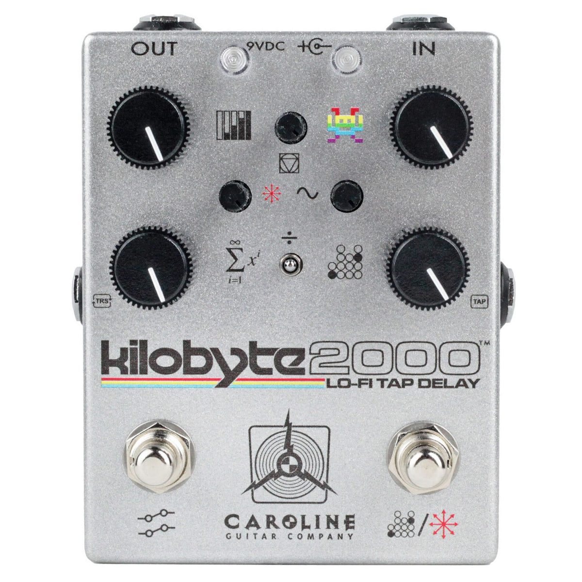 New Caroline Guitar Company Kilobyte 2000 Lo-Fi Tap Delay Guitar Effects Pedal