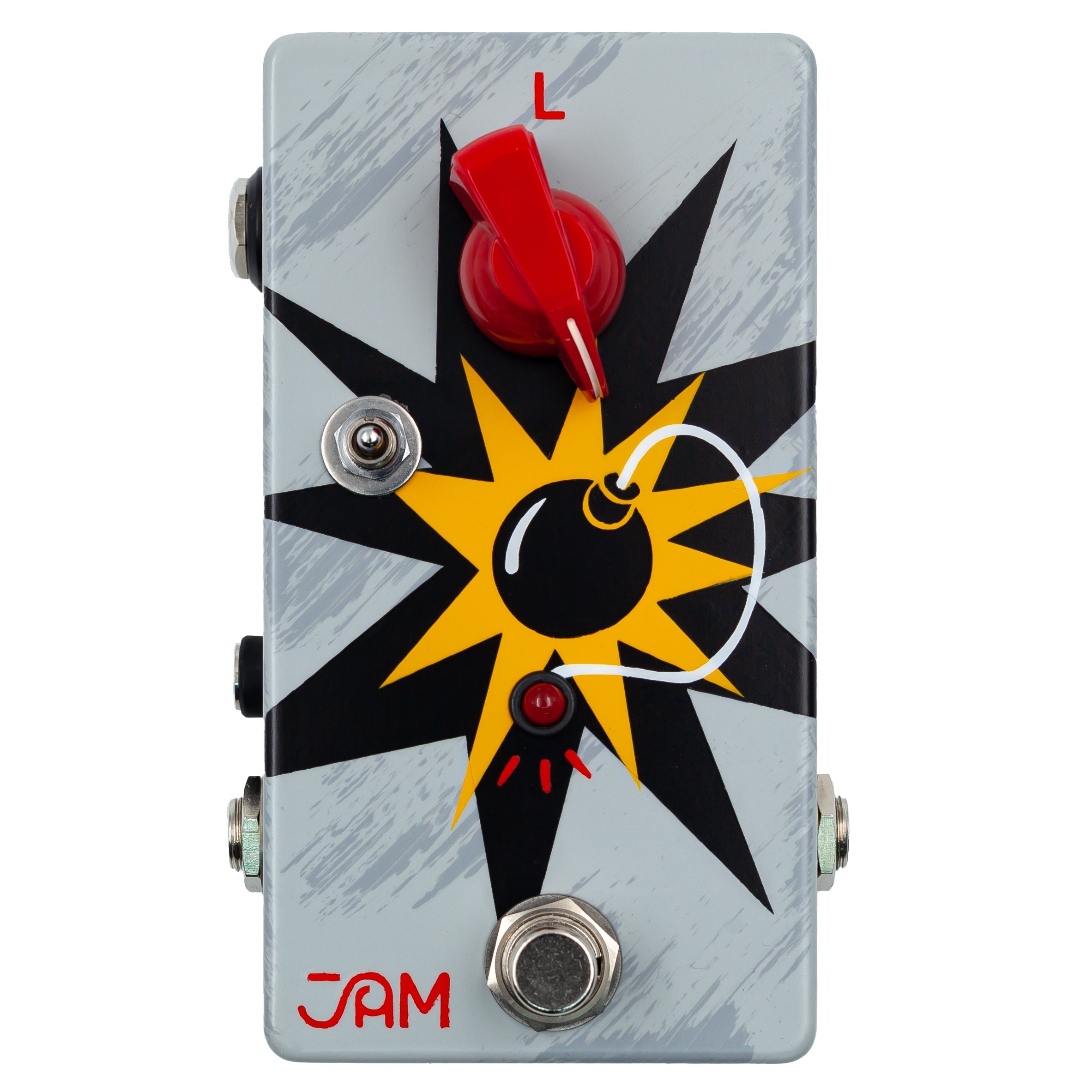 JAM Pedals Boomster mk2 buffer booster pedal - front top view