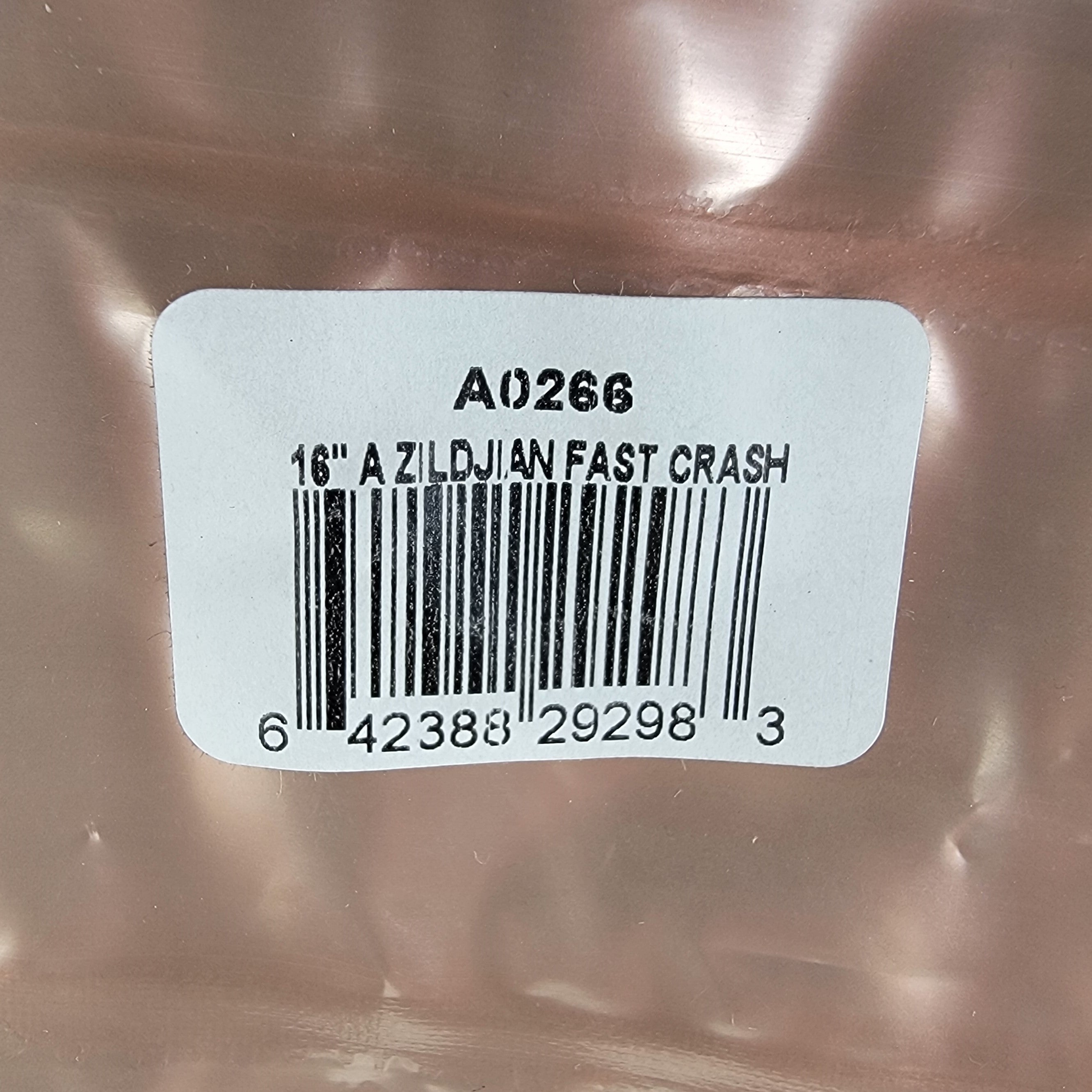 Zildjian 16 inch A Fast Crash A0266 — additional view