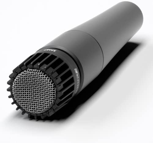 Shure SM57-LC dynamic instrument microphone — full product view