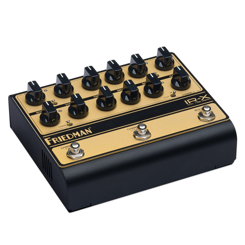 Friedman IR-X tube preamp pedal connectivity detail