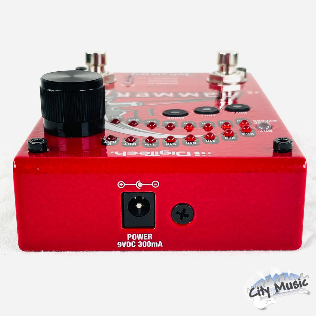 DigiTech HammerOn pitch shifter pedal — detail view