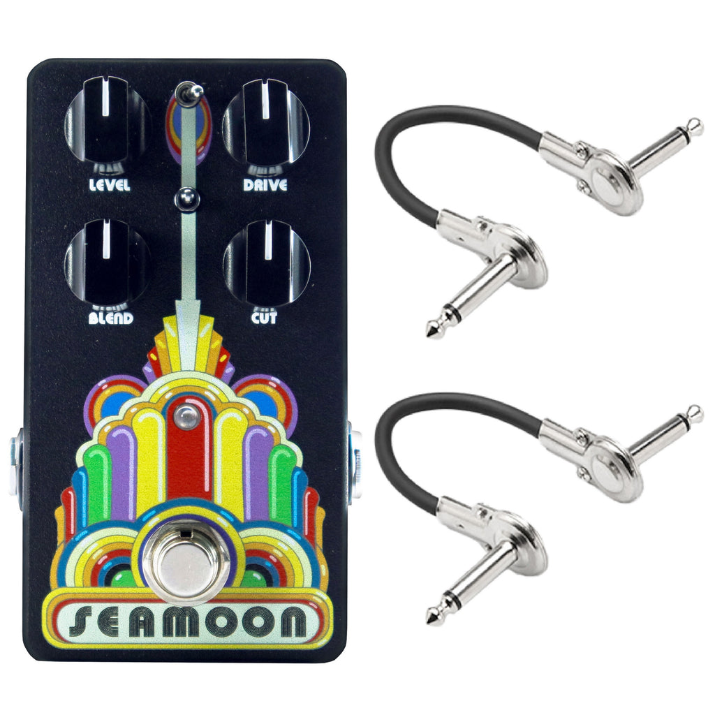 Seamoon Grind Machine bass overdrive pedal top control knobs