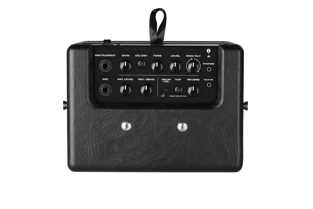 NUX Mighty 8 BT portable guitar amp — input jacks