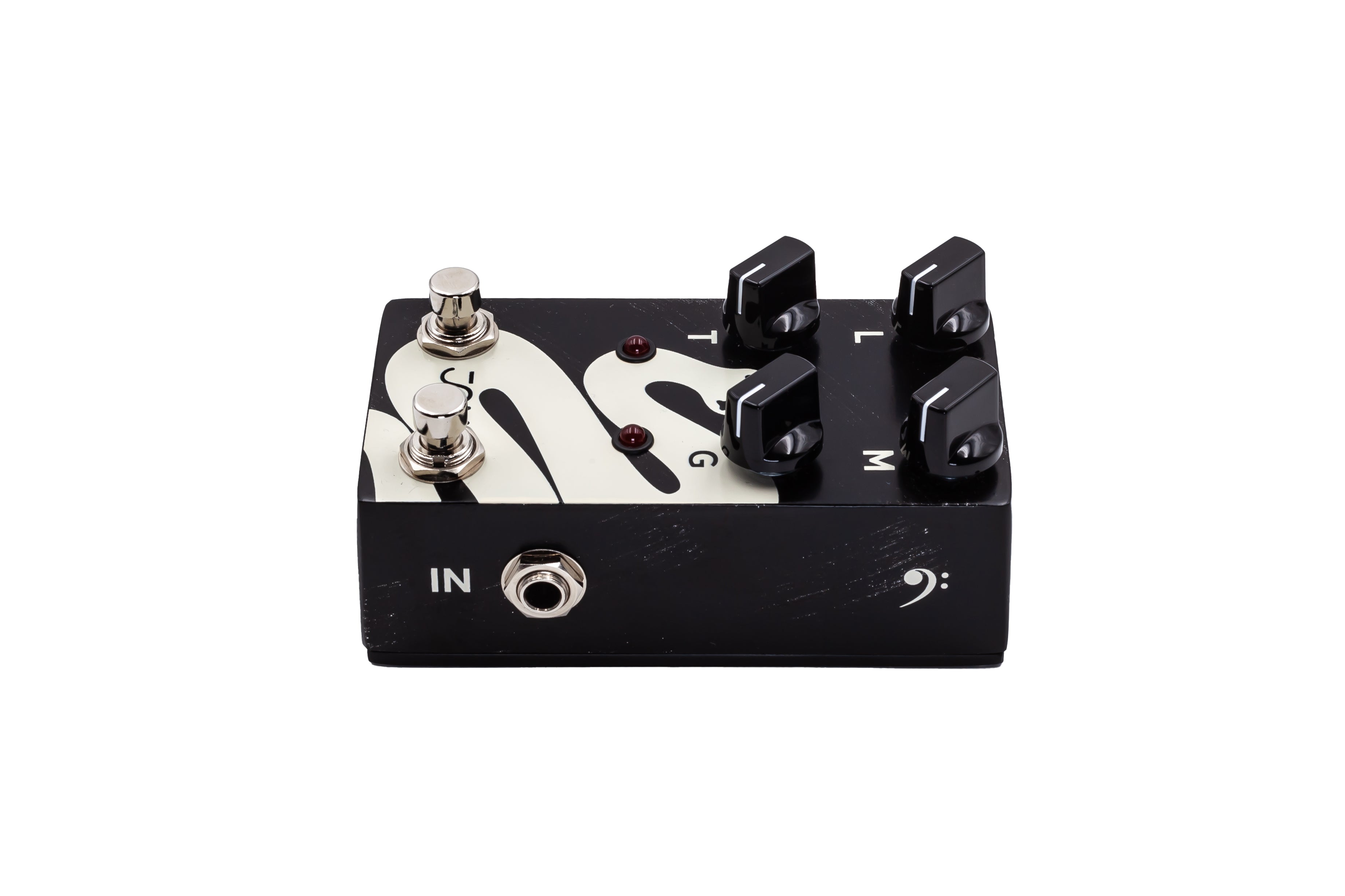 JAM Pedals Rattler Bass mk.2 distortion pedal - top graphic detail