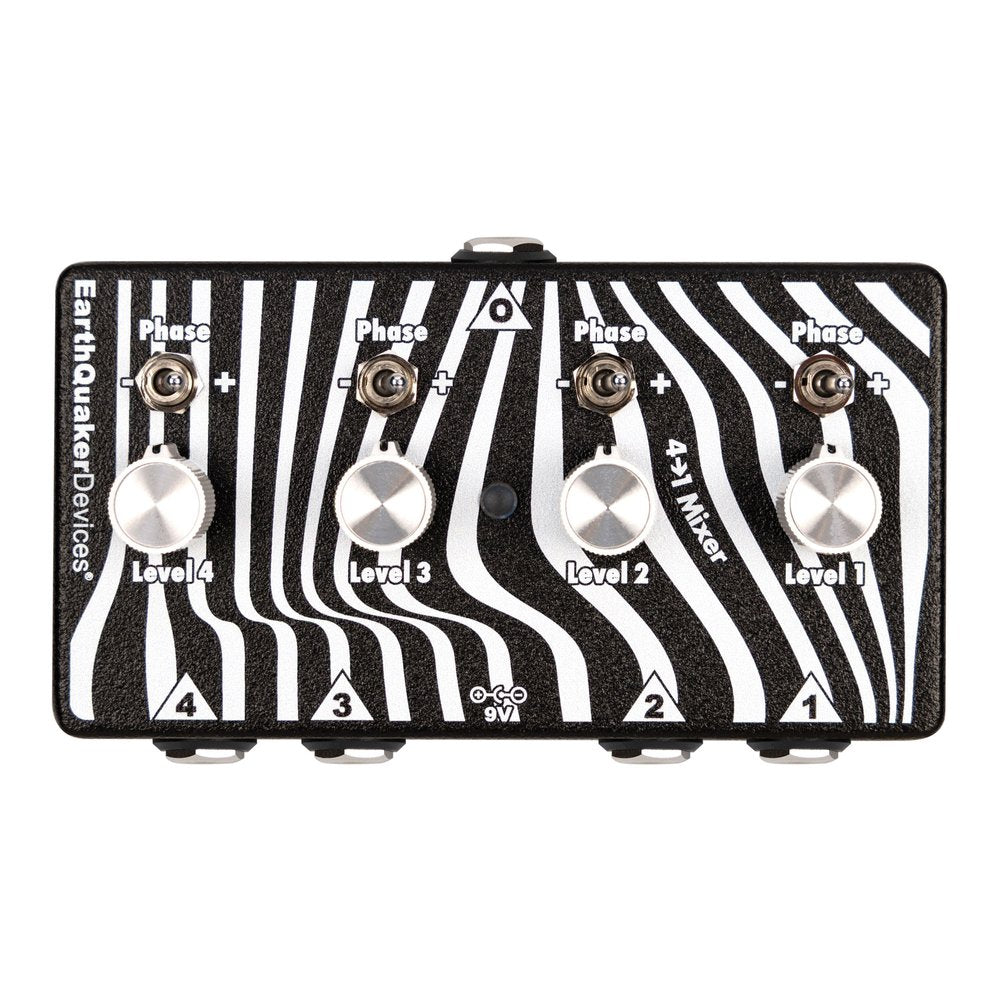 EarthQuaker Devices Four to One Mixer pedal - front view