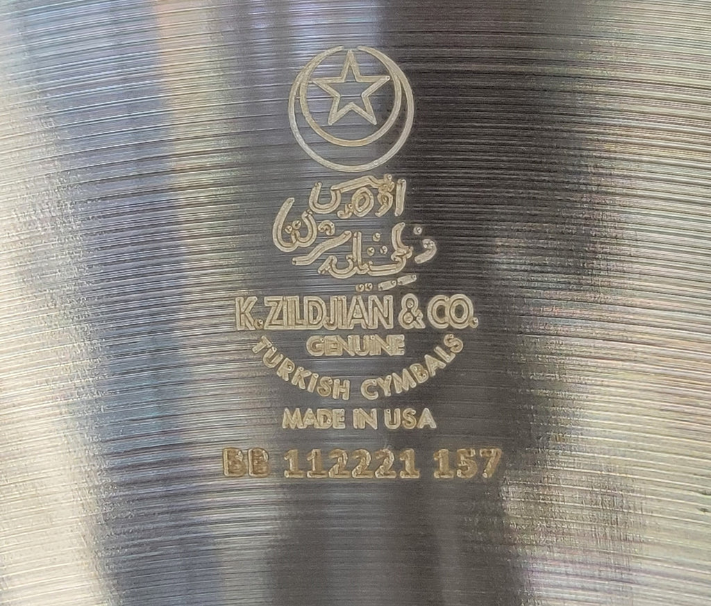 Zildjian K Sweet 16in Hi-Hat bottom cymbal - extra heavy weight profile