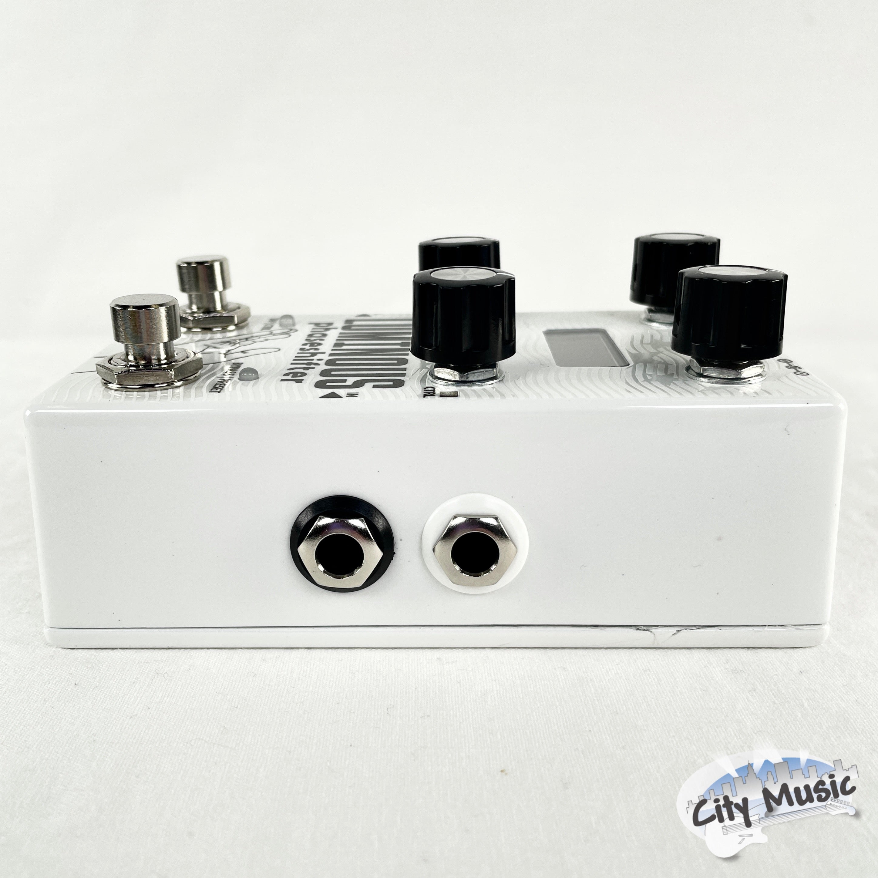 Used Alexander Luminous phaseshifter pedal — angled view