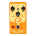 EarthQuaker Devices Special Cranker overdrive pedal — top view, orange
