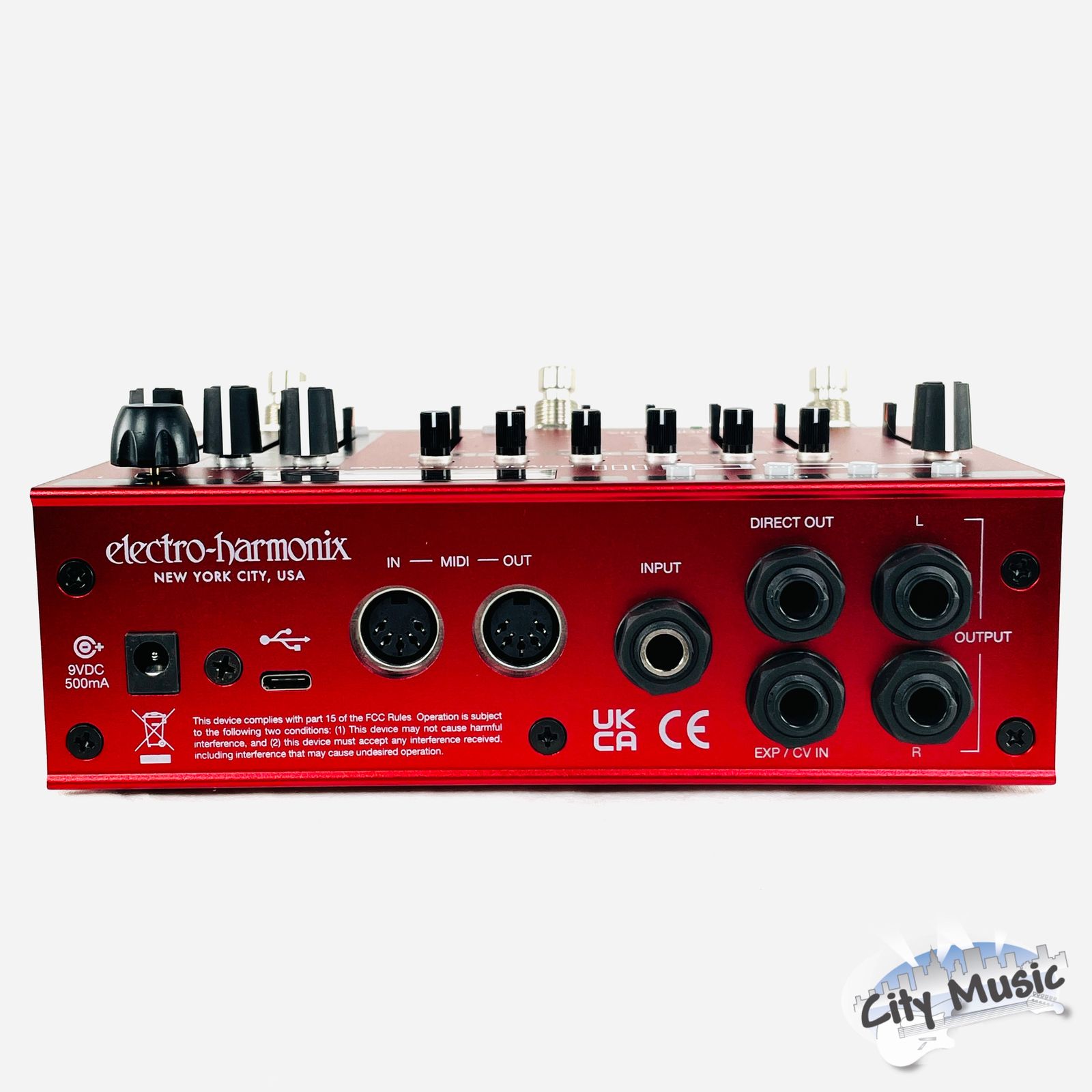 Electro-Harmonix POG3 octave pedal — display and knobs