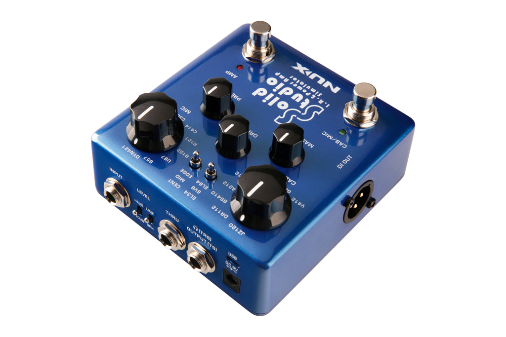 NUX NSS-5 Solid Studio IR loader guitar pedal — control panel detail view