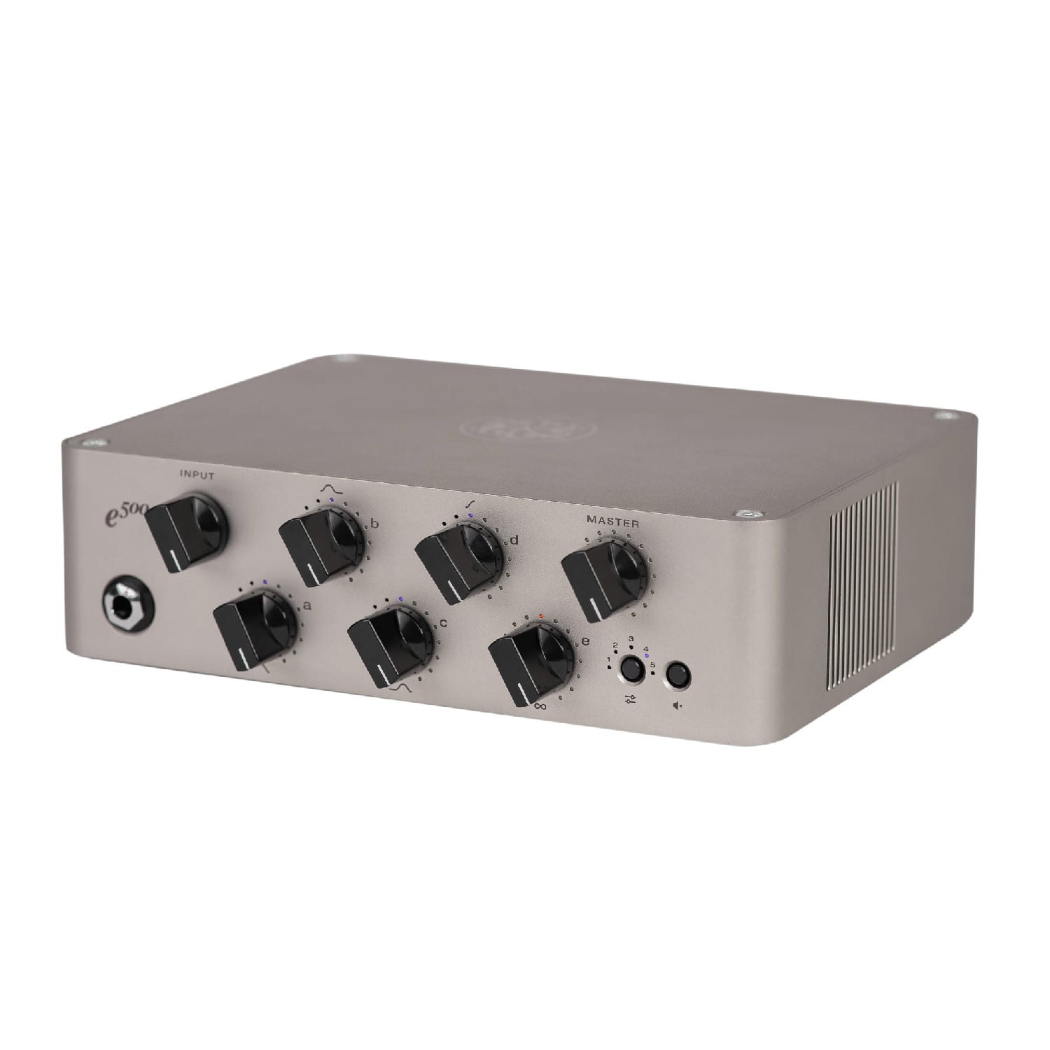 Darkglass Exponent 500 bass amp head — side view