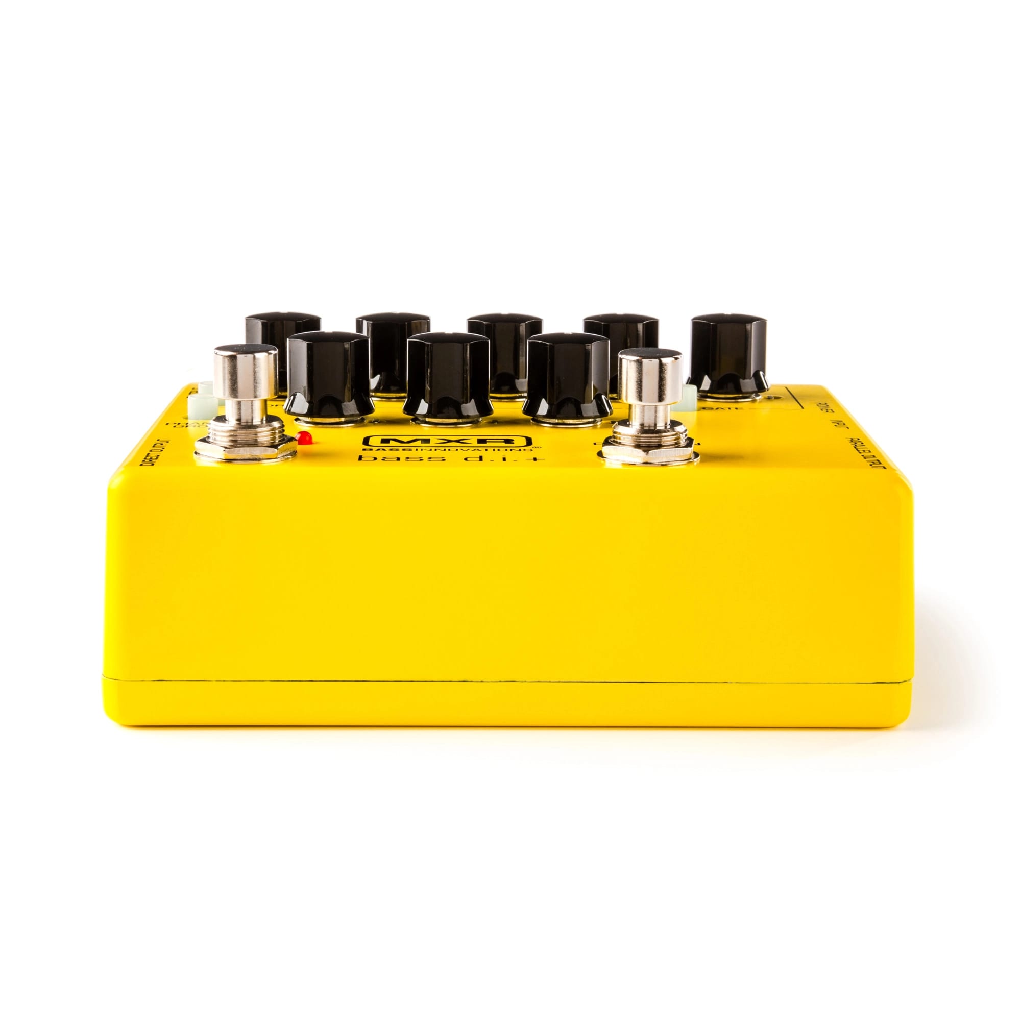 MXR M80 Bass DI+ Distortion pedal control knobs close-up