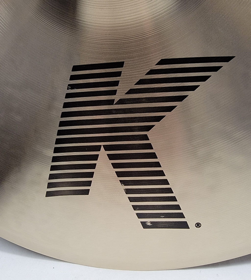 Zildjian K Crash Ride K0808 - side profile showing medium weight