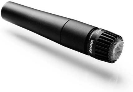 Shure SM57-LC dynamic instrument microphone — XLR connector detail