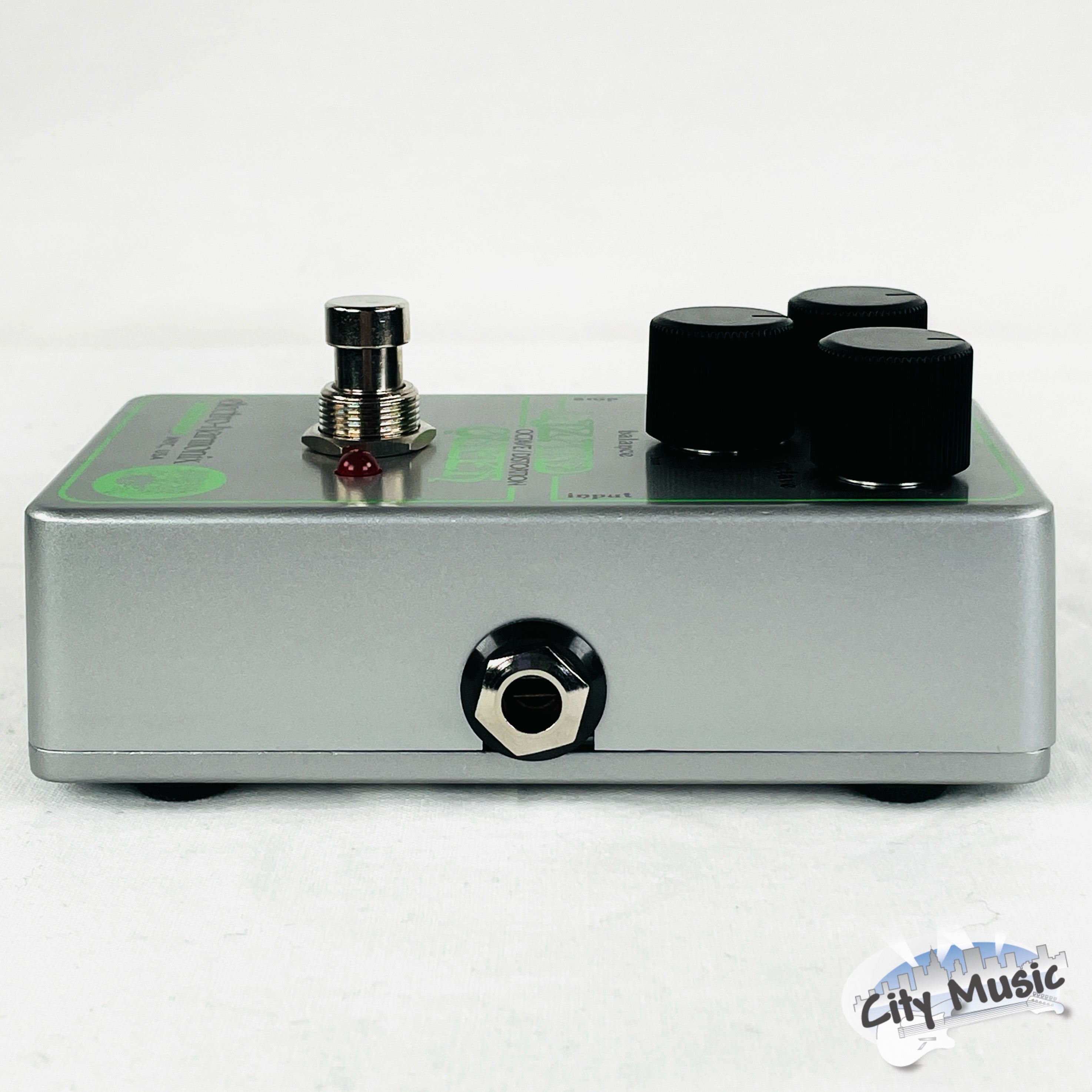 EHX JHS Lizard Queen octave fuzz pedal — detail view