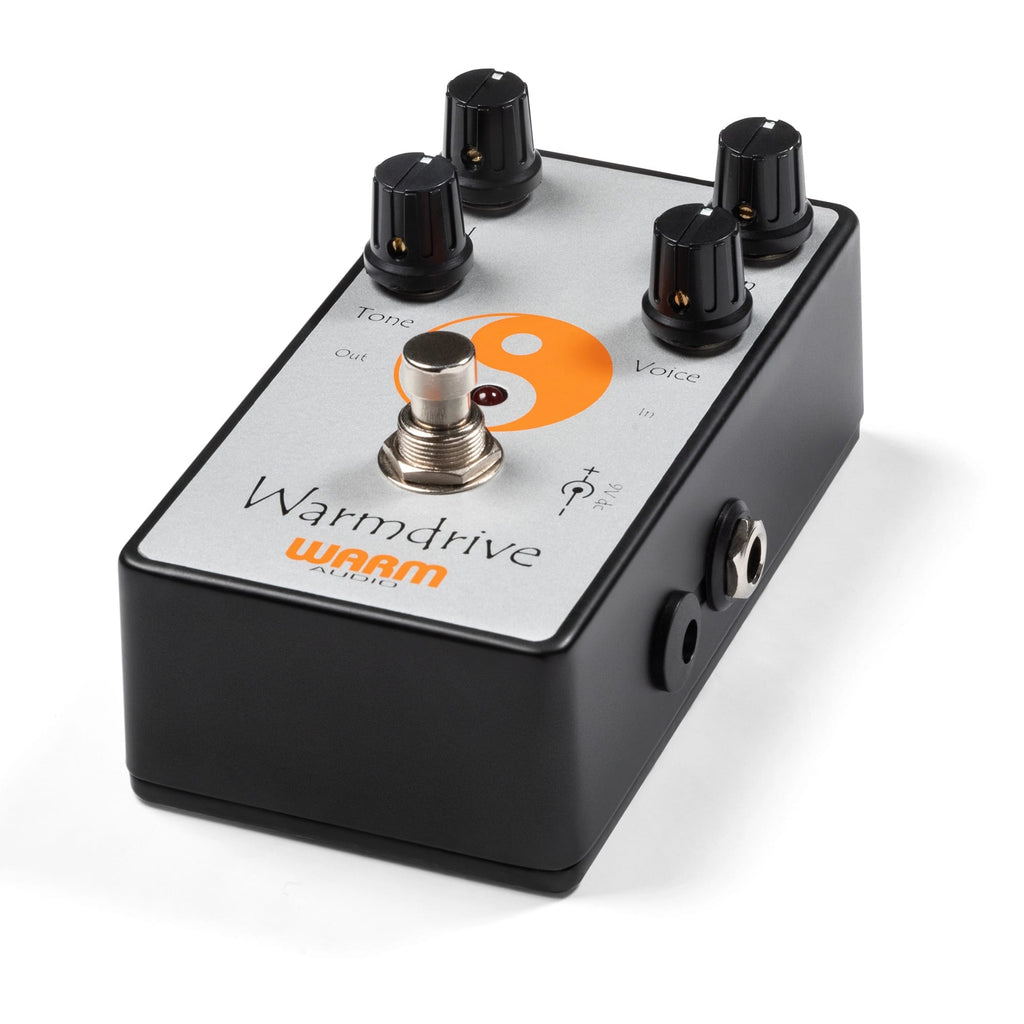 Warm Audio WA-WD Warmdrive overdrive pedal — control knobs and footswitch closeup