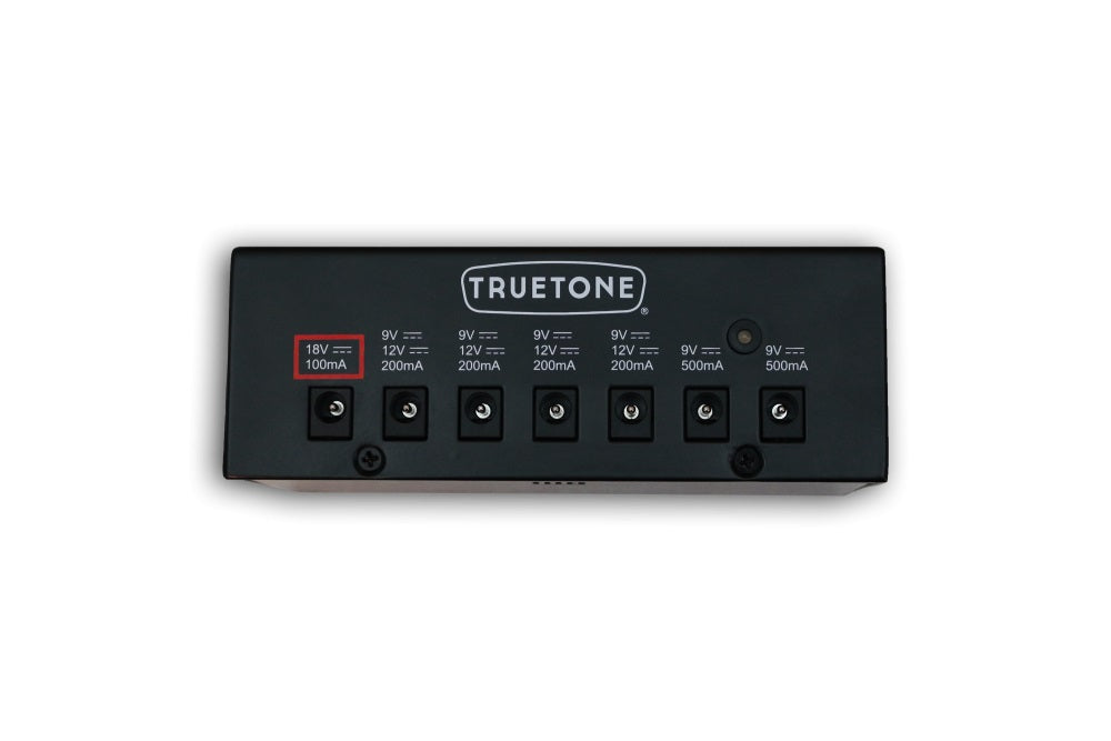 Truetone 1 SPOT Pro CS7 power supply — rear AC input view