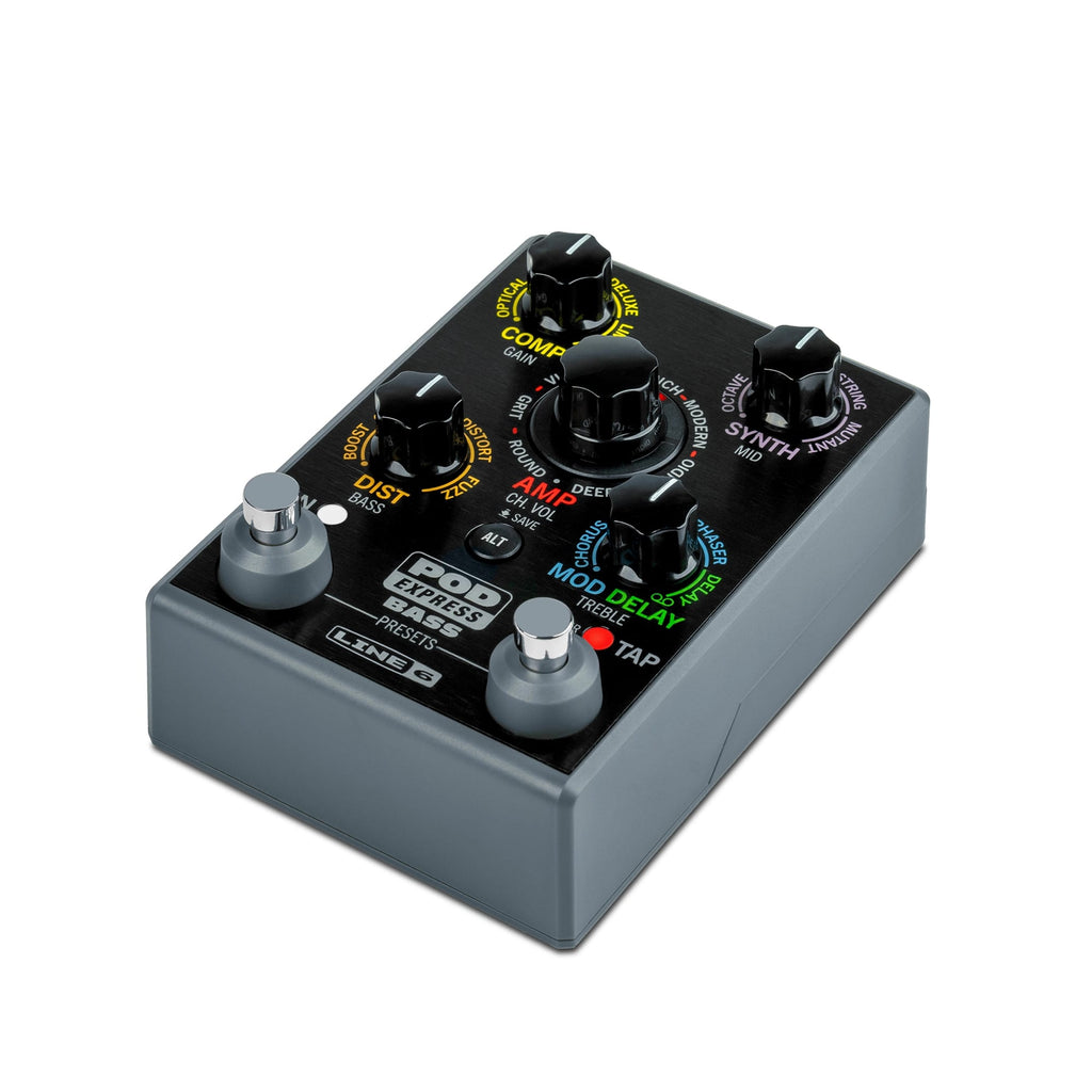 Line 6 POD Express Bass — rear panel input and output jacks