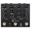 Walrus Audio Qi Etherealizer multi-effect pedal — black top view with knobs and footswitches