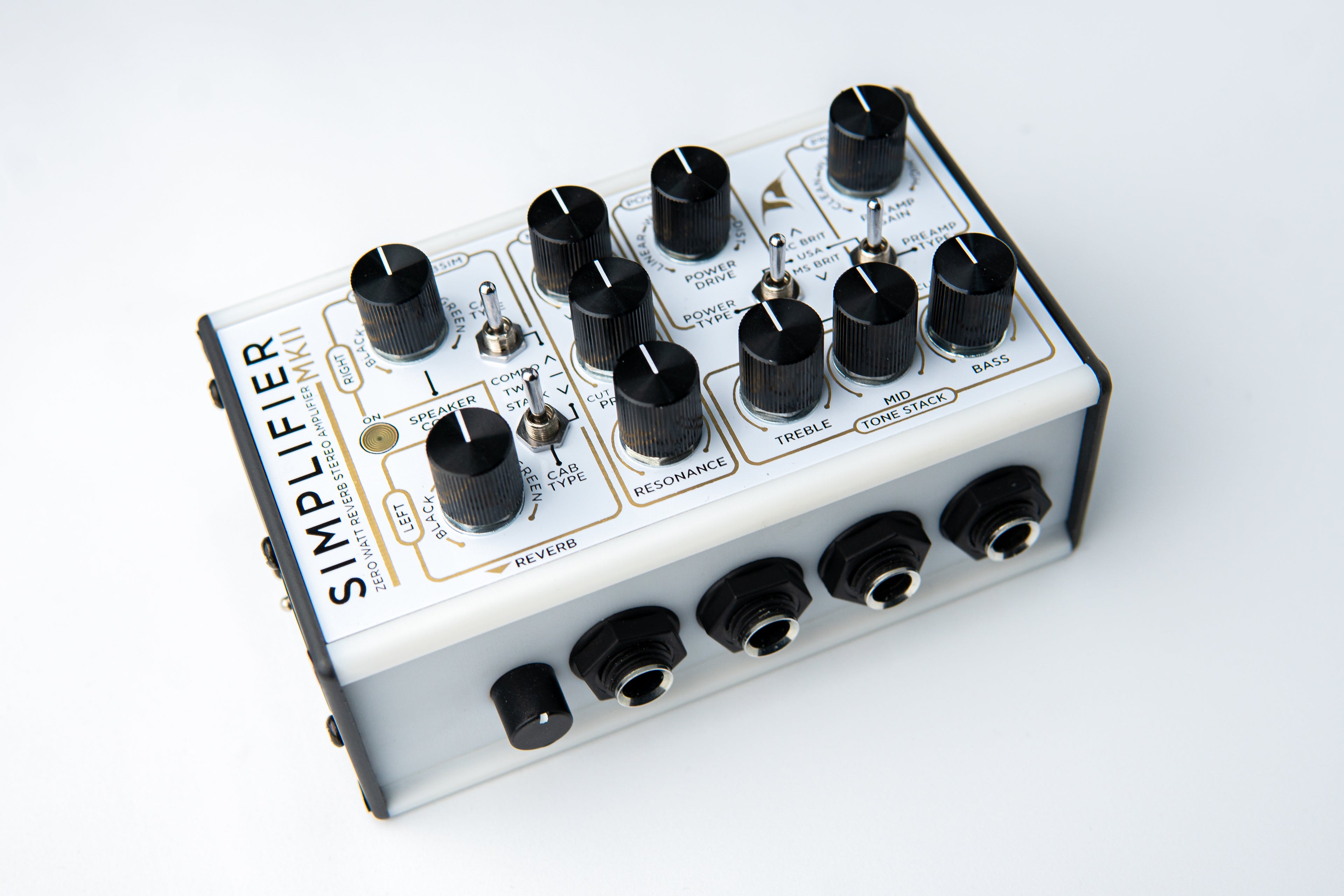 DSM & Humboldt Simplifier MKII amp cab simulator — controls detail