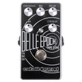 Catalinbread Belle Epoch tape echo delay pedal - black face, top control view