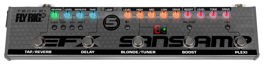 New Tech 21 Fly Rig 5 V2 Sansamp Guitar Effects Pedal