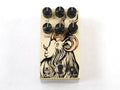 Walrus Audio Eons Five-State fuzz pedal — tan enclosure with goat artwork, front