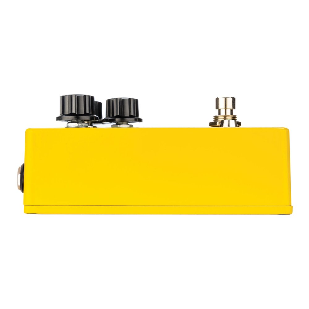 EarthQuaker Blumes bass overdrive pedal — footswitch detail