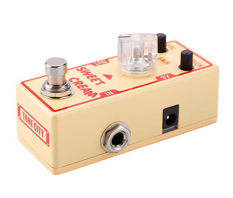 New Tone City Sweet Cream Overdrive Mini Guitar Effects Pedal