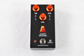 Used Keeley Angry Orange distortion fuzz pedal — black enclosure top view