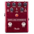 Fender Santa Ana Overdrive pedal — used red enclosure, top-down full view