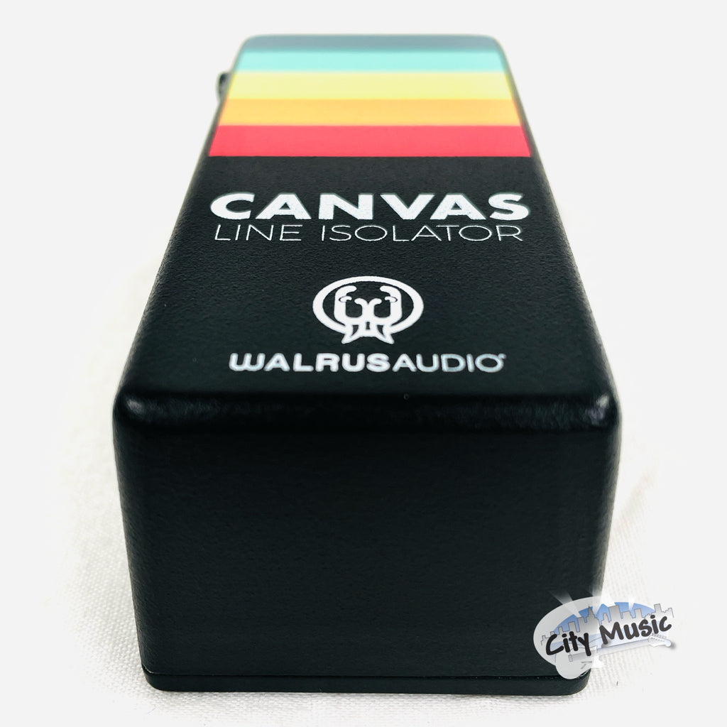 Walrus Audio Canvas Nano line isolator — top edge controls