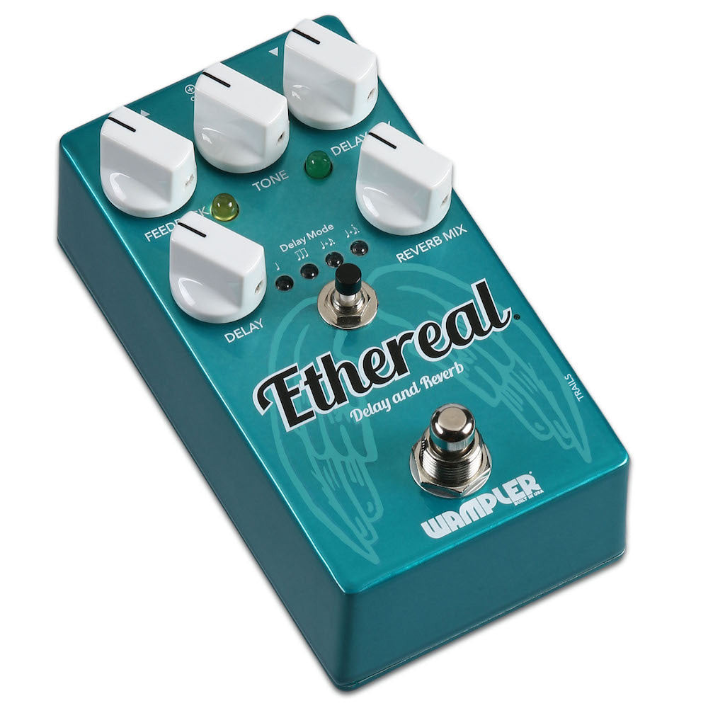 Wampler Ethereal reverb and delay pedal — delay mode switch detail