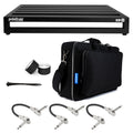 Pedaltrain XD-24 pedalboard — black six-rail board with soft case and patch cables