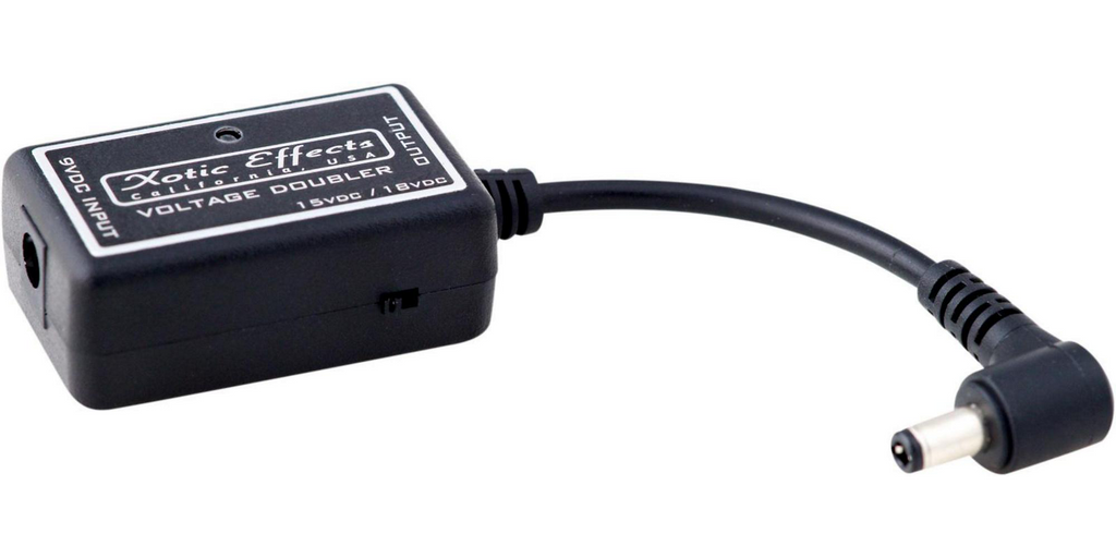 Xotic XVD-1 Voltage Doubler adapter — side angle view